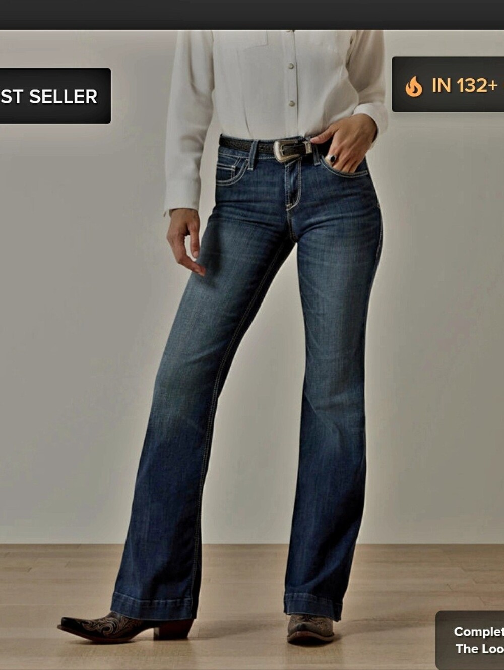 Ariat Perfect Rise Trouser - Picture 2 of 16